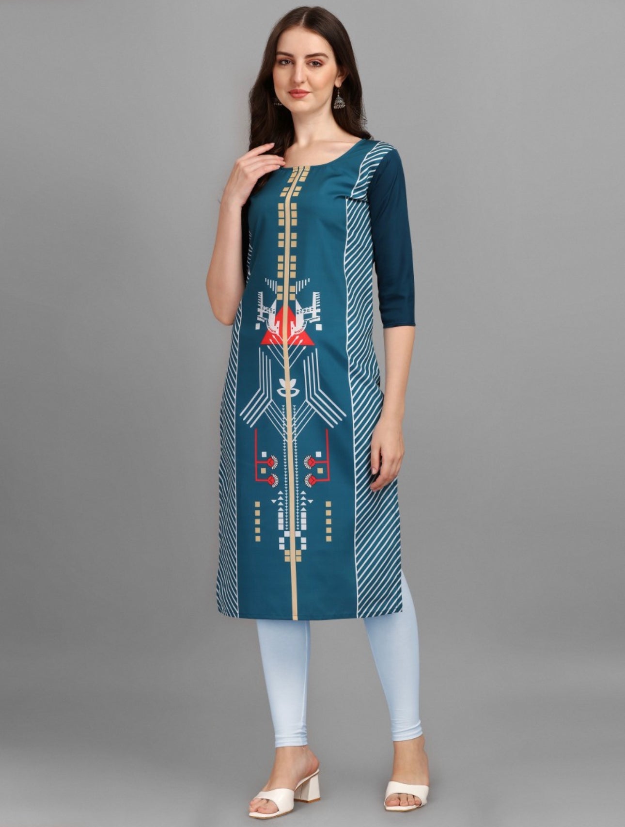 Attractive Printed Combo Kurtis (Pack of 3)