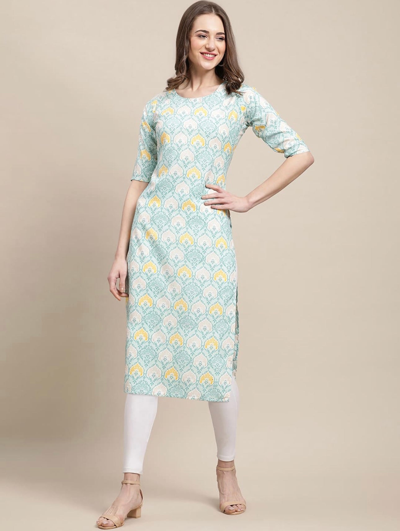 Elegant Printed Combo Kurtis (Pack Of 3)