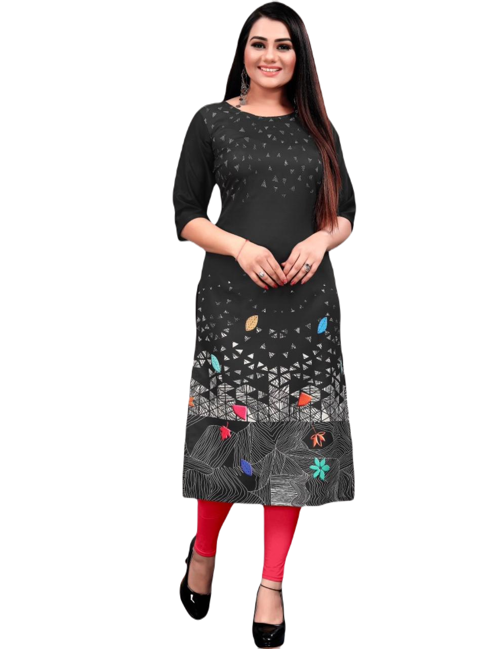 Becoming Printed Combo Kurtis (Pack of 3)